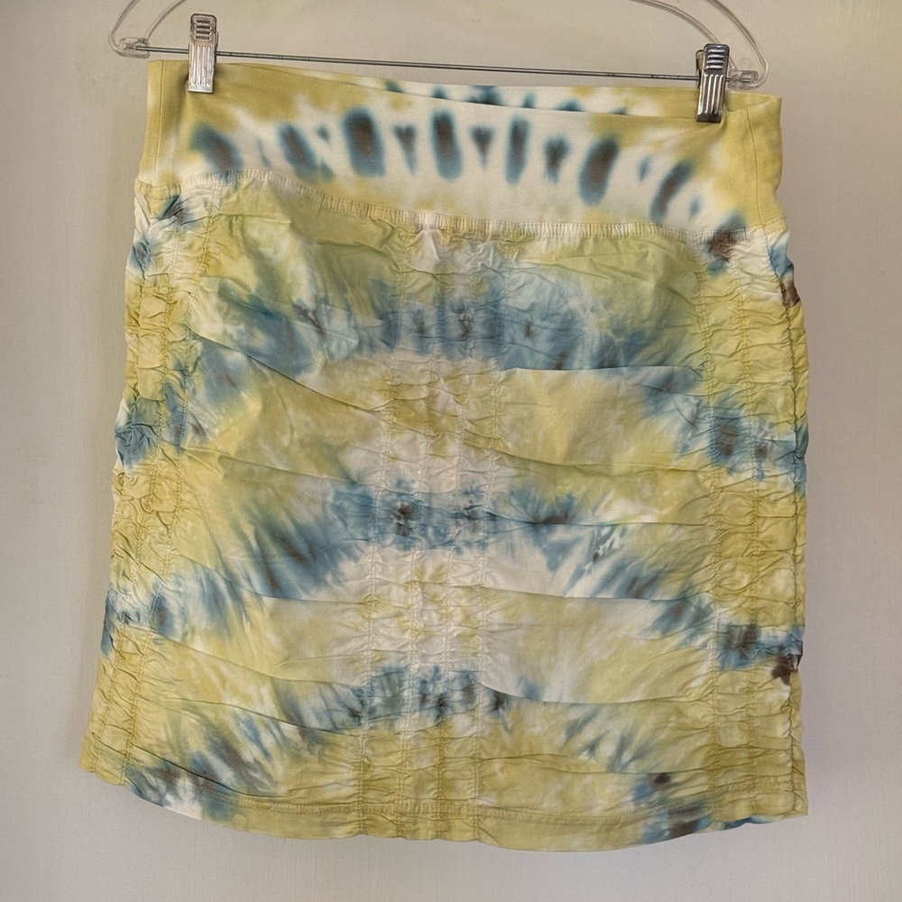 NWT Wearables XCVI tie-dye mini skirt size M - Picture 5 of 5